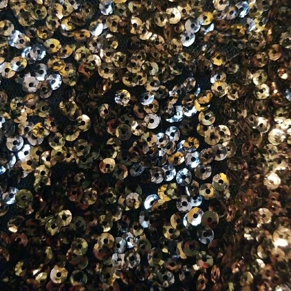 Arden B Gold Sequiened Jacket - Picture 3 of 4